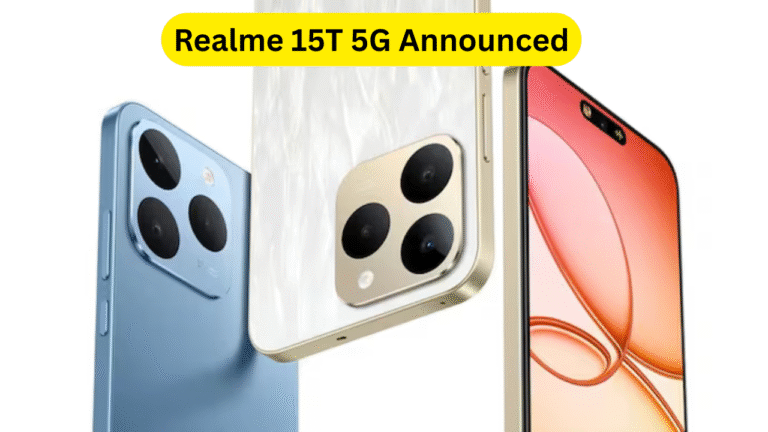 Realme 15T 5G Announced: Redmi 15 Rival with 7,000mAh Battery Launching on September 2